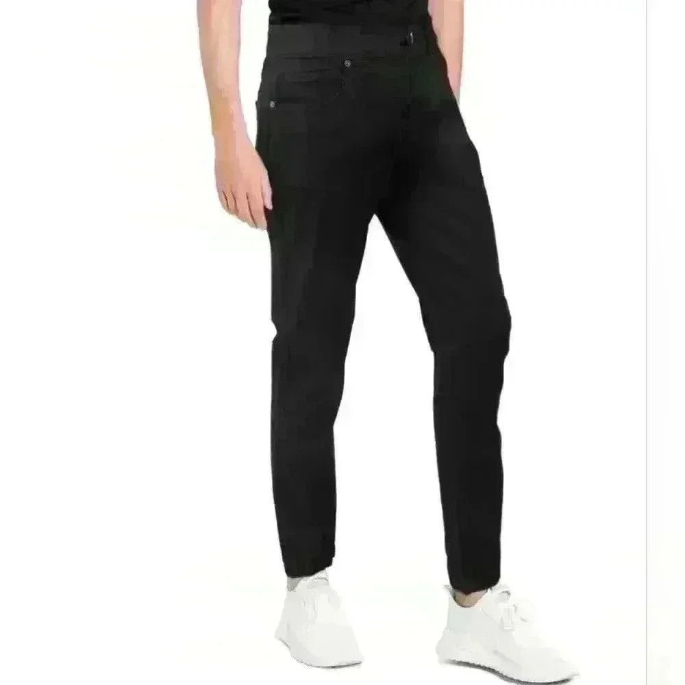 XRAY Jeans | Men's Black Elastic Waist Jogger Twill Pants